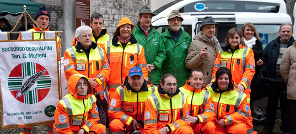 Fiat Doblo donato al Soccorso degli Alpini